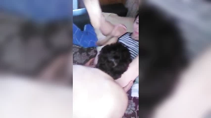 Жмж с женой и молодой соседкой