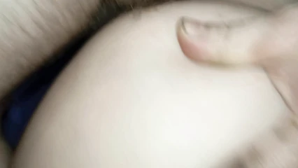 Секс в позе раком, пися хлюпает