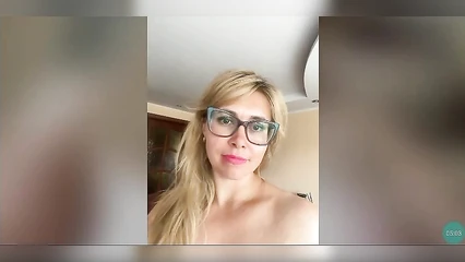 Зрелая украинка с висячими дойками