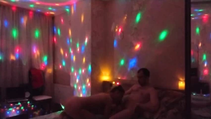 Оральная прелюдия молодоженов перед сексом