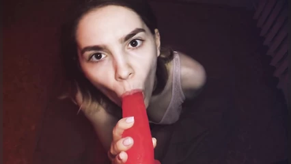 Так учатся сосать хуй в институте